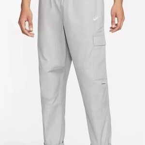 Nike Club Cargo Woven Pants Size Small Trousers  Light Grey